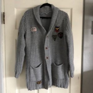 Ron Tomson RNT 23 Grey Sweater Mens Medium